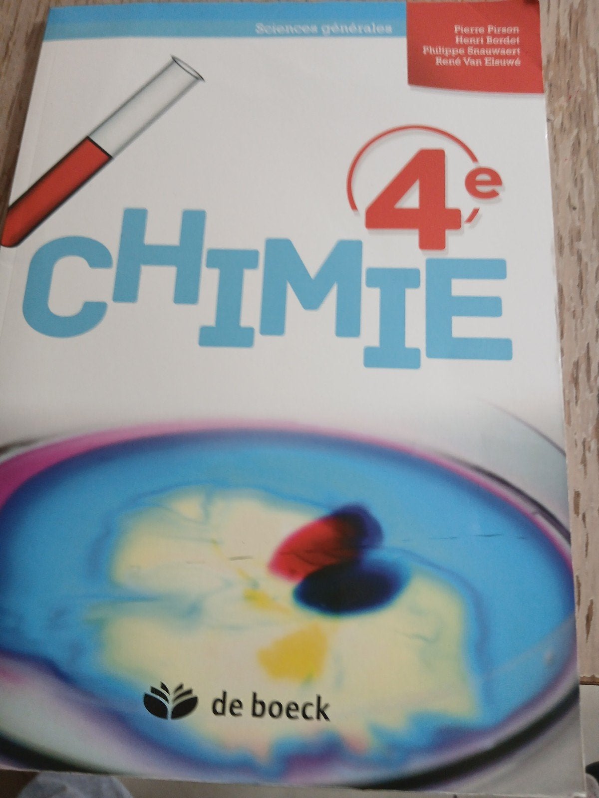 Manuel de CHIMIE 4ème, Enlèvement ou Envoi, Chimie