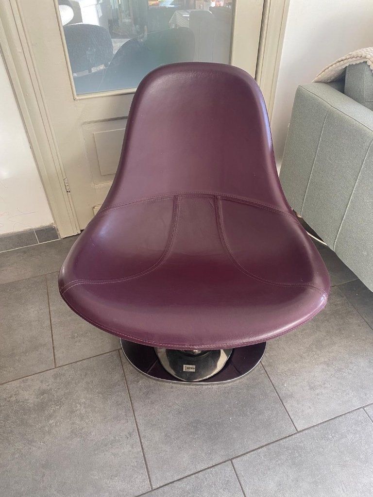Fauteuil Tirup IKEA, Maison & Meubles, Fauteuils, Enlèvement, Utilisé, Cuir