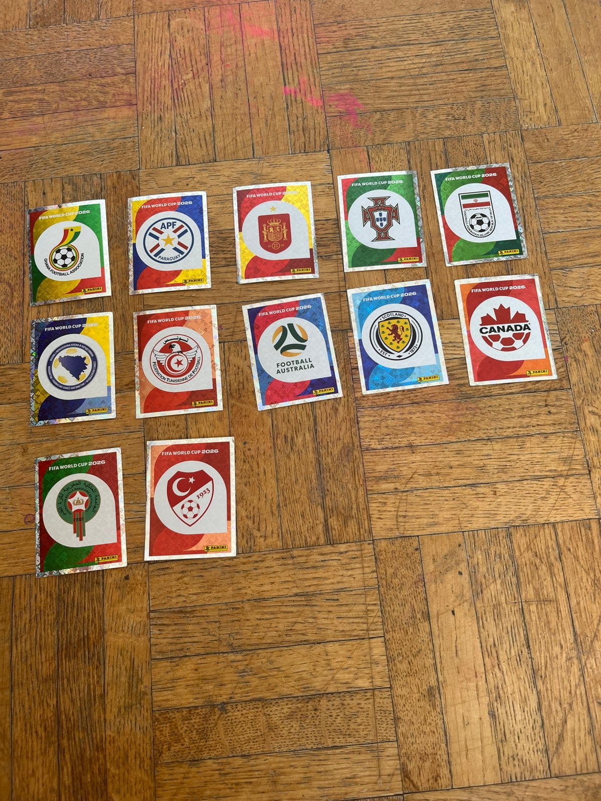 Panini-menu lees de advertentie aandachtig!!!, Verzenden, Nieuw, Meerdere stickers