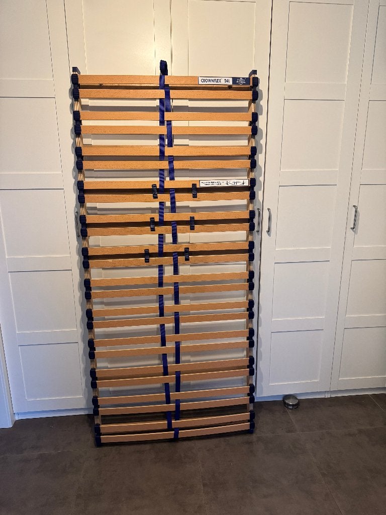 lattenbodem 90X200 crownflex (regelbaar), Ophalen, 90 cm, Eenpersoons, Zo goed als nieuw