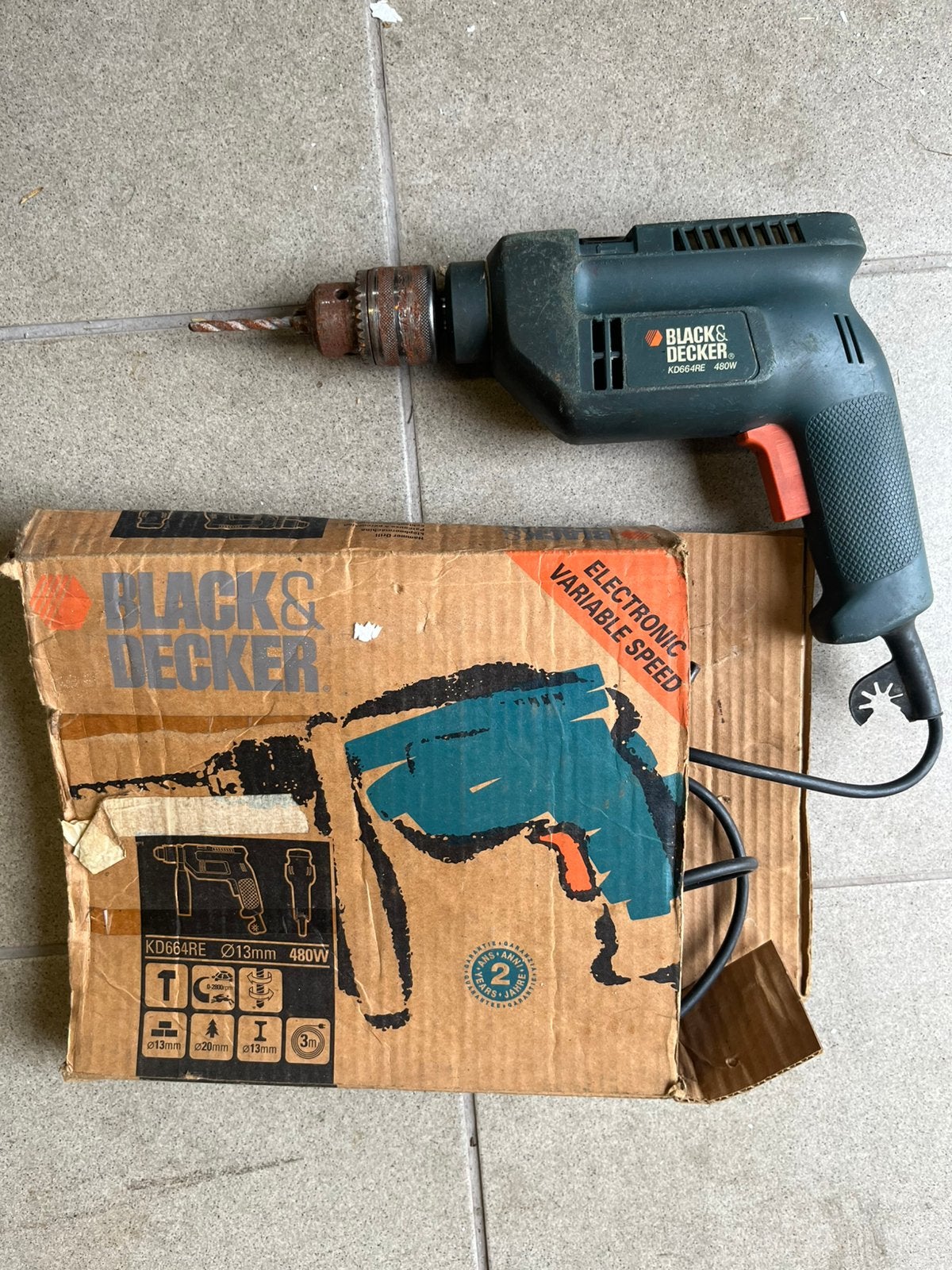 Black & Decker boormachine, Ophalen, Zo goed als nieuw, Boormachine