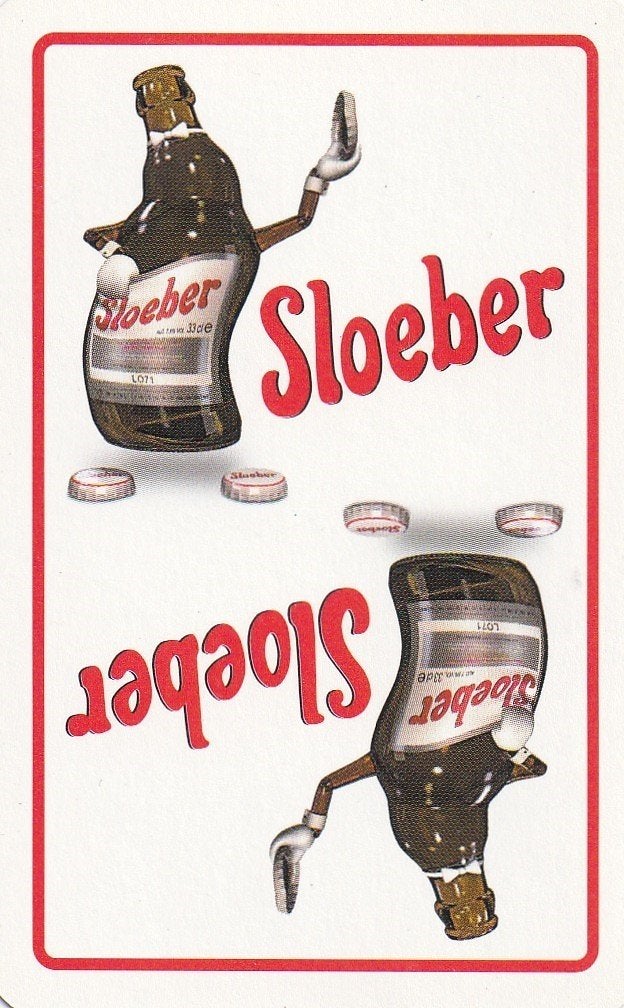 B 130 / S K ROMAN SLOEBER 4 KROONKURKEN, Verzamelen, Speelkaarten, Jokers en Kwartetten, Ophalen of Verzenden, Nieuw, Speelkaart(en)