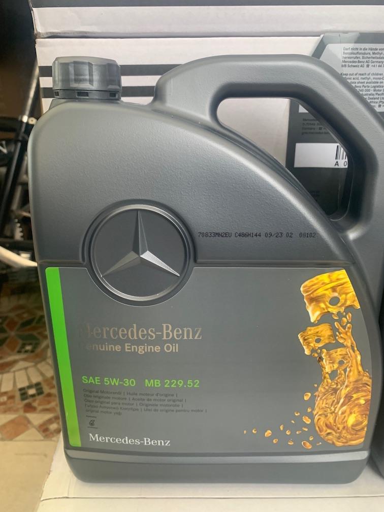 Mercedes 5W30 229.52 motorolie - ORIGINELE, Ophalen of Verzenden, Nieuw, Mercedes-Benz