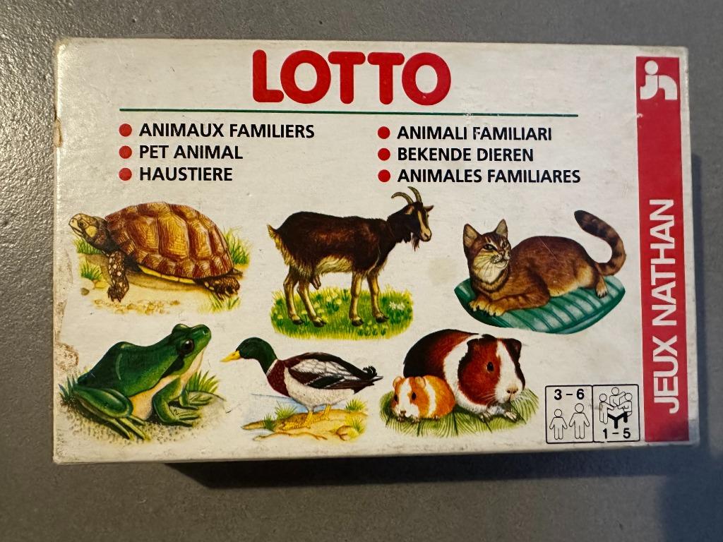 Lotto spel dieren, Ophalen, Gebruikt, Nathan