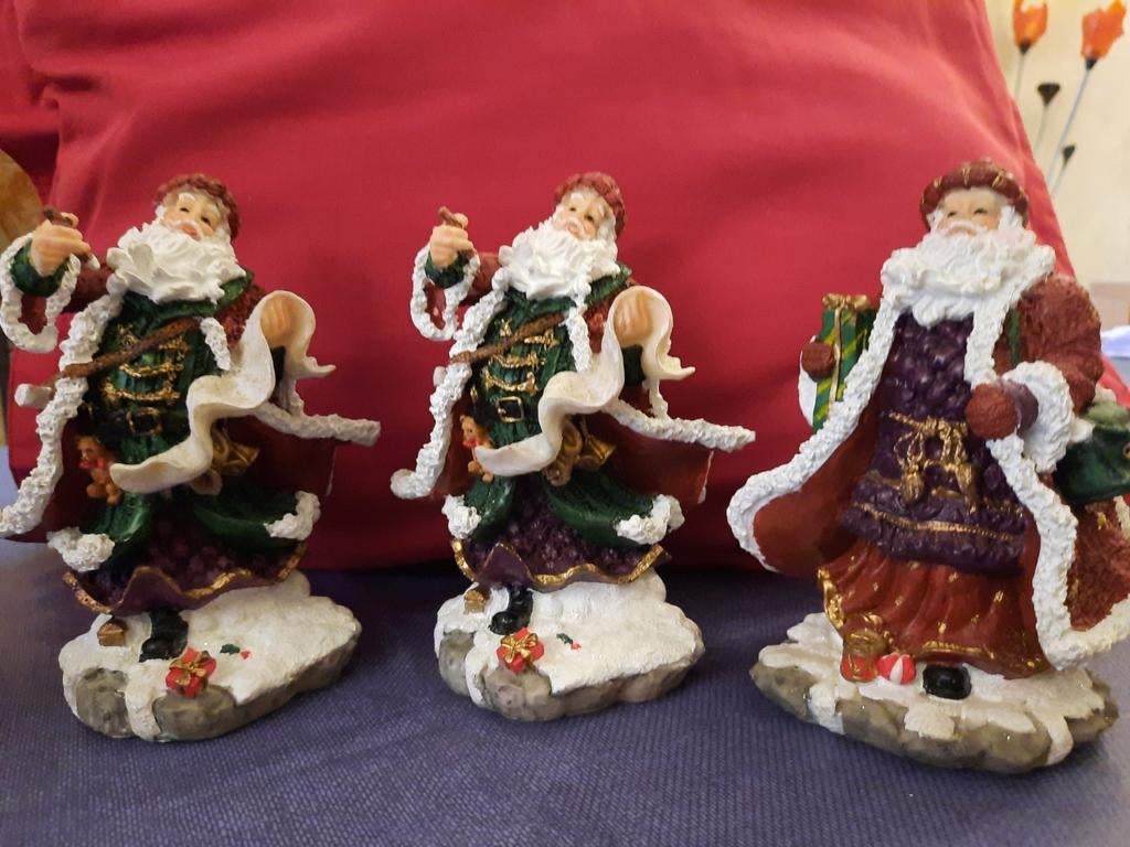Ensemble de 3 pères Noël, Enlèvement, Comme neuf