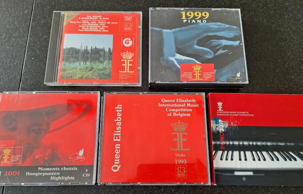 2 x Cd's Queen Elisabeth Music Competition Of Belgium, Enlèvement ou Envoi, Classicisme, Utilisé, Musique de chambre
