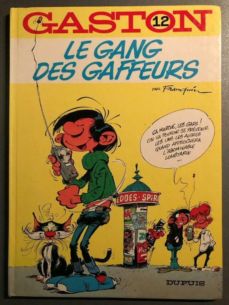 B.D. Gaston Lagaffe N° 12 : Le gang des gaffeurs, Eén stripboek, Ophalen of Verzenden, Gelezen, Franquin