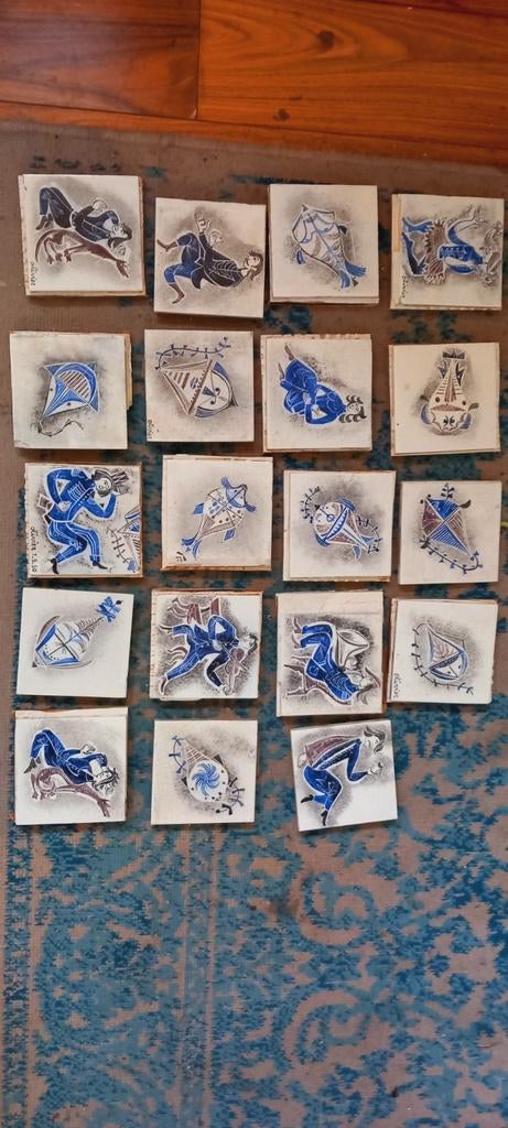 19 tegeltjes 10x10, Ophalen