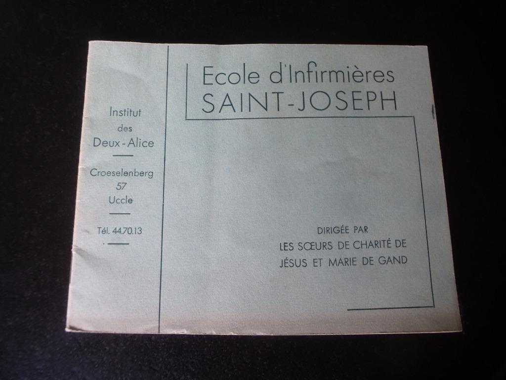 Institut des Deux-Alice  Ukkel Ecole d'infirmières St.Joseph, Enlèvement ou Envoi, Utilisé, X