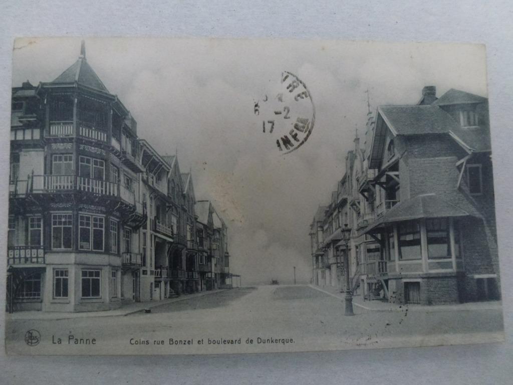 De Panne La Panne coins rue bonzel et boule, Enlèvement ou Envoi, Affranchie, Flandre Occidentale