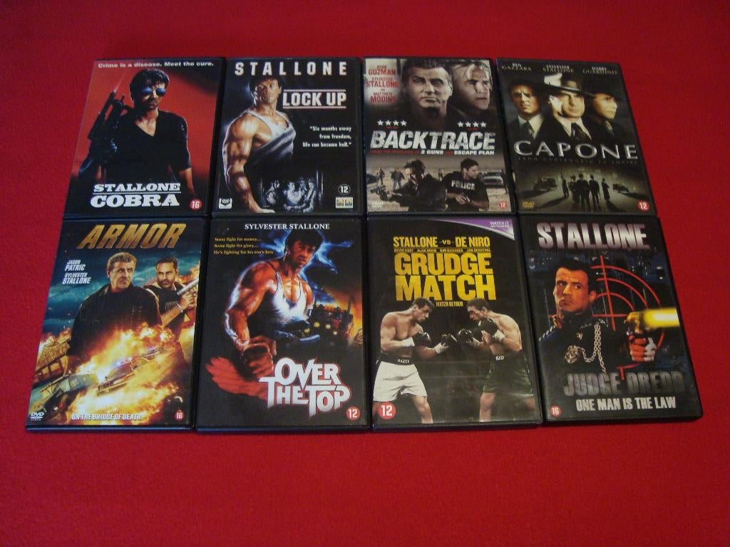 33 dvd's met sylvester stallone, Cd's en Dvd's, Dvd's | Actie, Actie, Ophalen of Verzenden