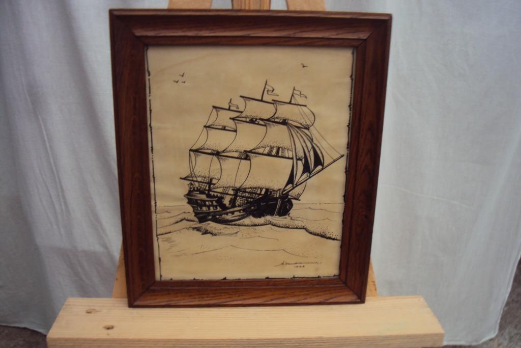 pentekening, Antiek en Kunst, Ophalen