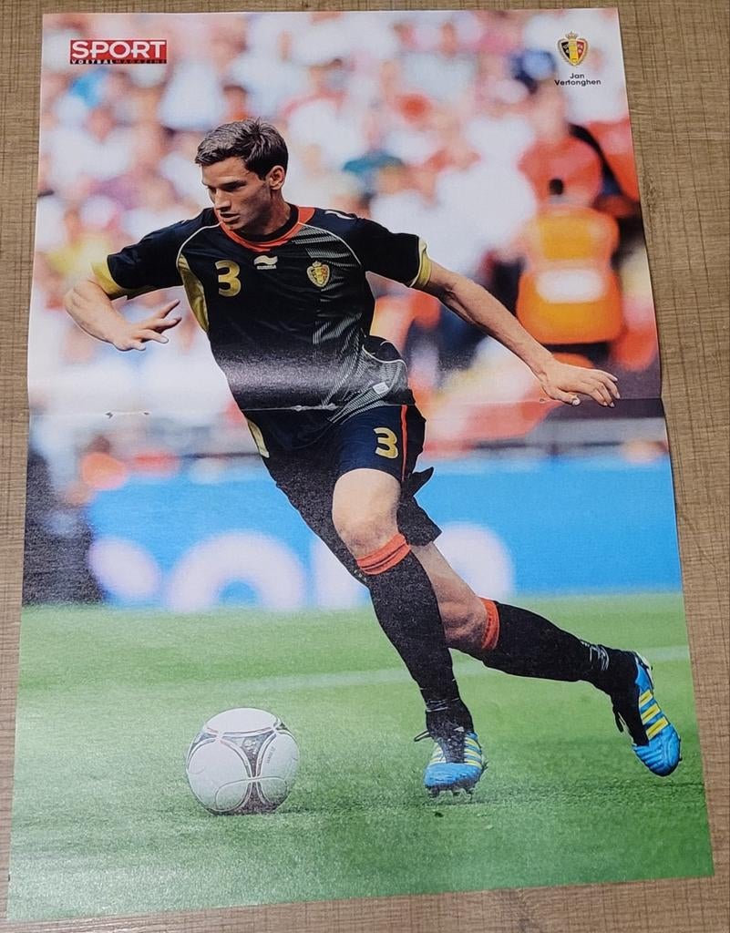 Jan Vertonghen - poster, Ophalen of Verzenden, Zo goed als nieuw, Poster, Plaatje of Sticker