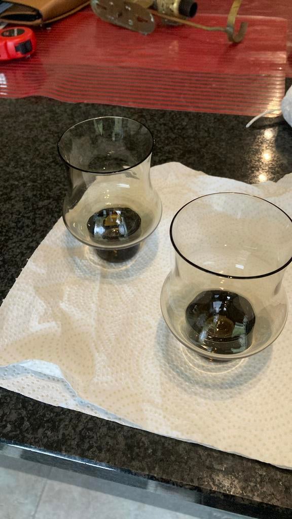 2fumé glas kaarshoudertjes, Ophalen