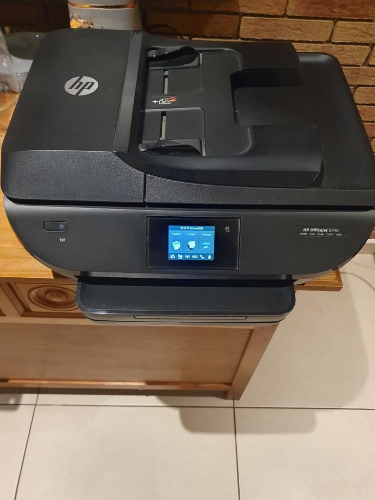 PRINTER HP OFFICEJET 5740, Computers en Software, Printers, Zo goed als nieuw, Printer, Faxen, Kleur printen, Kopieren, Mailen