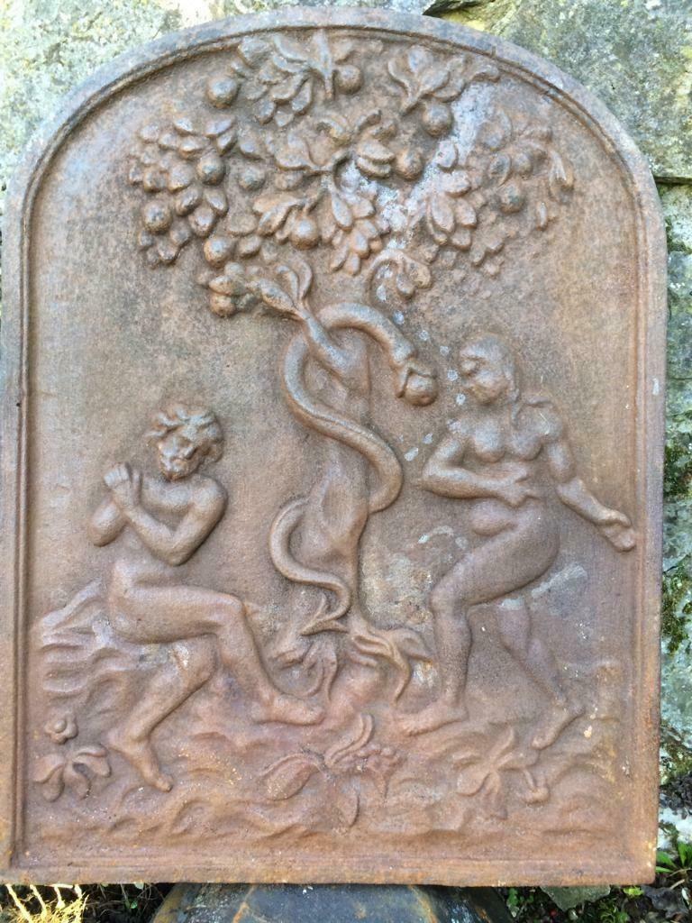 Décoration  fond de cheminee Adam et eve, Enlèvement ou Envoi, Comme neuf