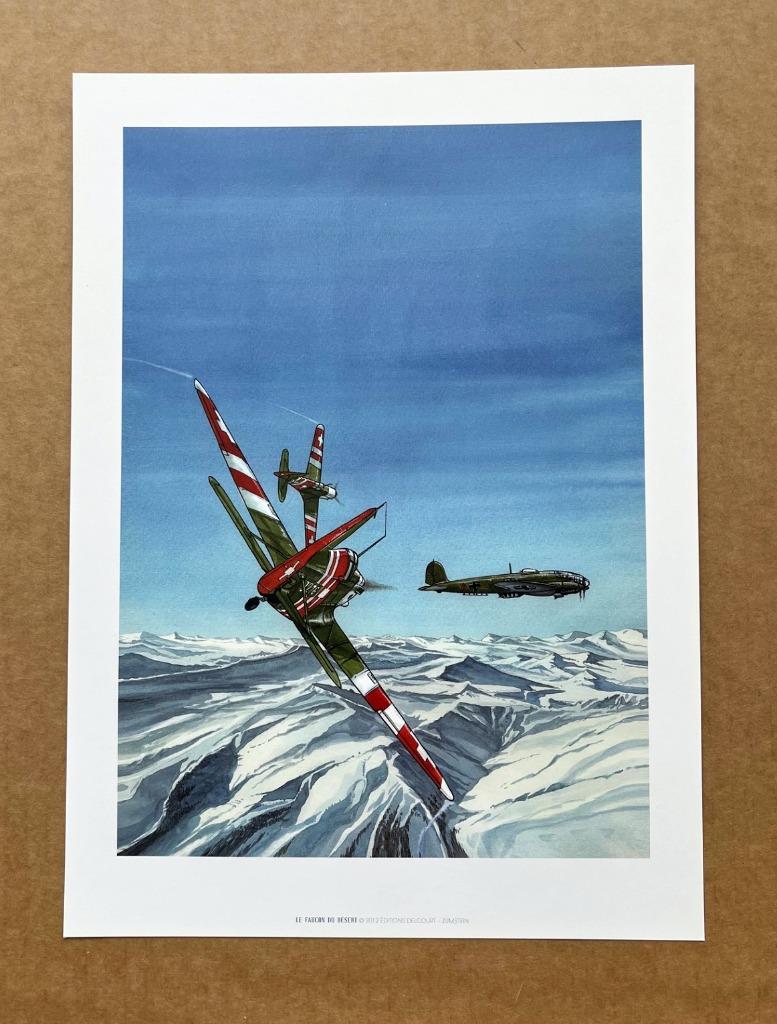 Ex-libris - De woestijnvalk - Zumstein - Delcourt 2012., Verzenden