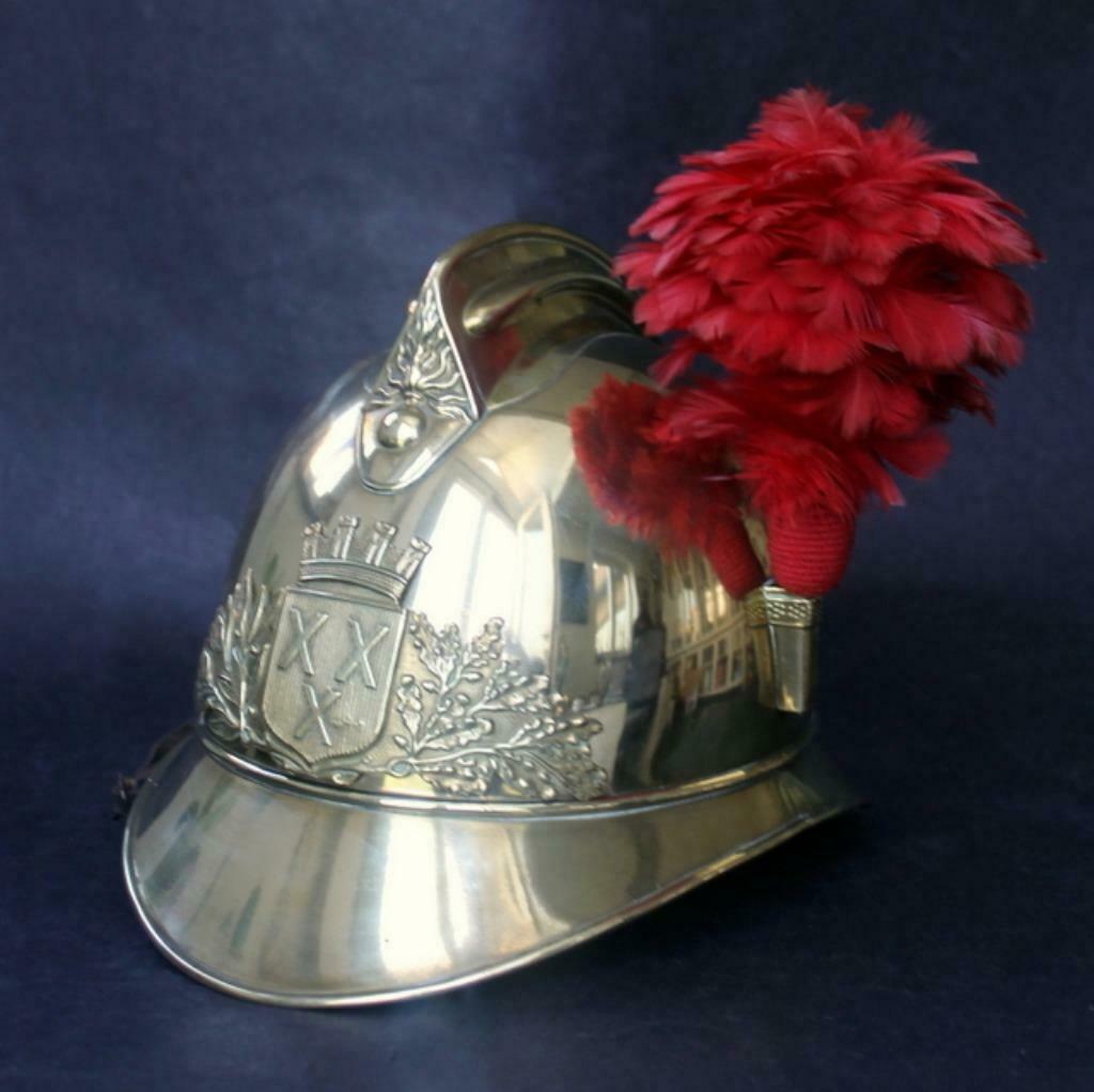 RECHERCHE : Casques des pompiers Belge., Collections, Enlèvement ou Envoi, Autres, Casque ou Béret