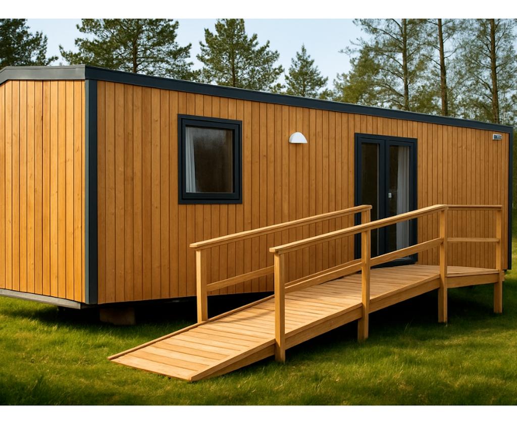 Nouvelle maison de retraite PMR - 2 chambres - 880x420cm, Caravanes & Camping, Caravanes résidentielles, Jusqu'à 2