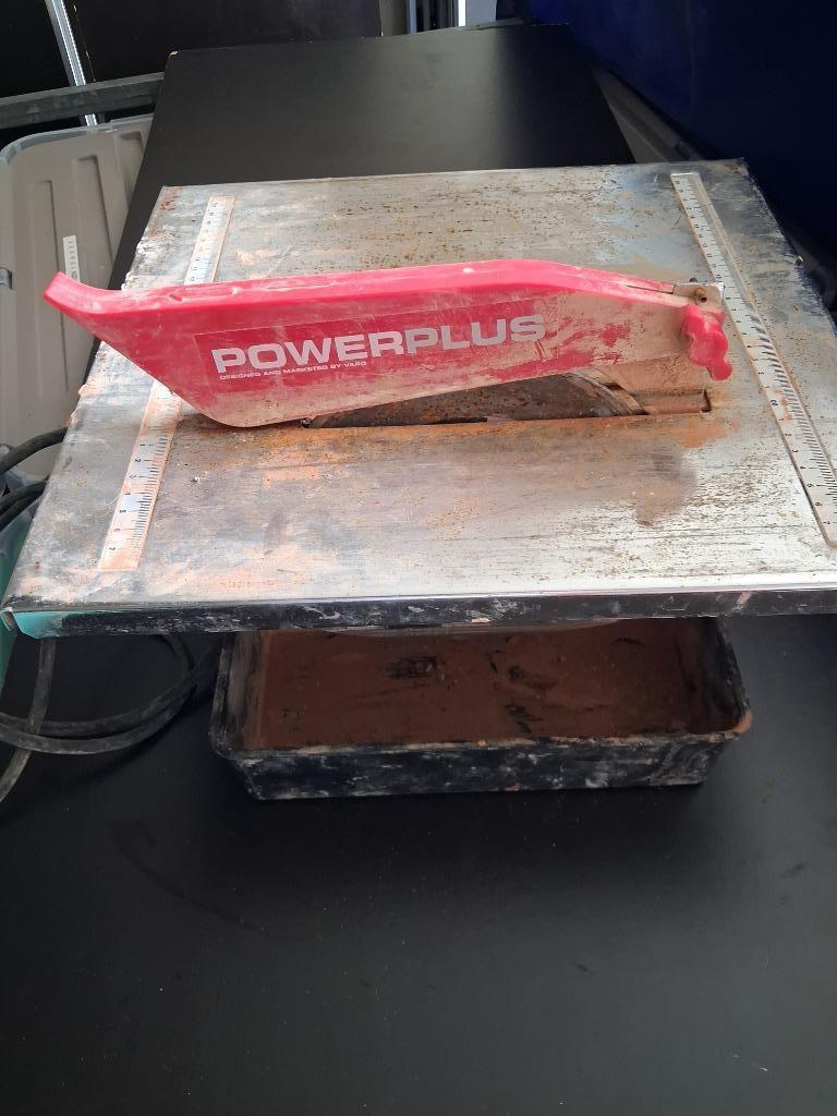 powerplus tegelzaag, Ophalen, Gebruikt, Overige typen, 600 tot 1200 watt