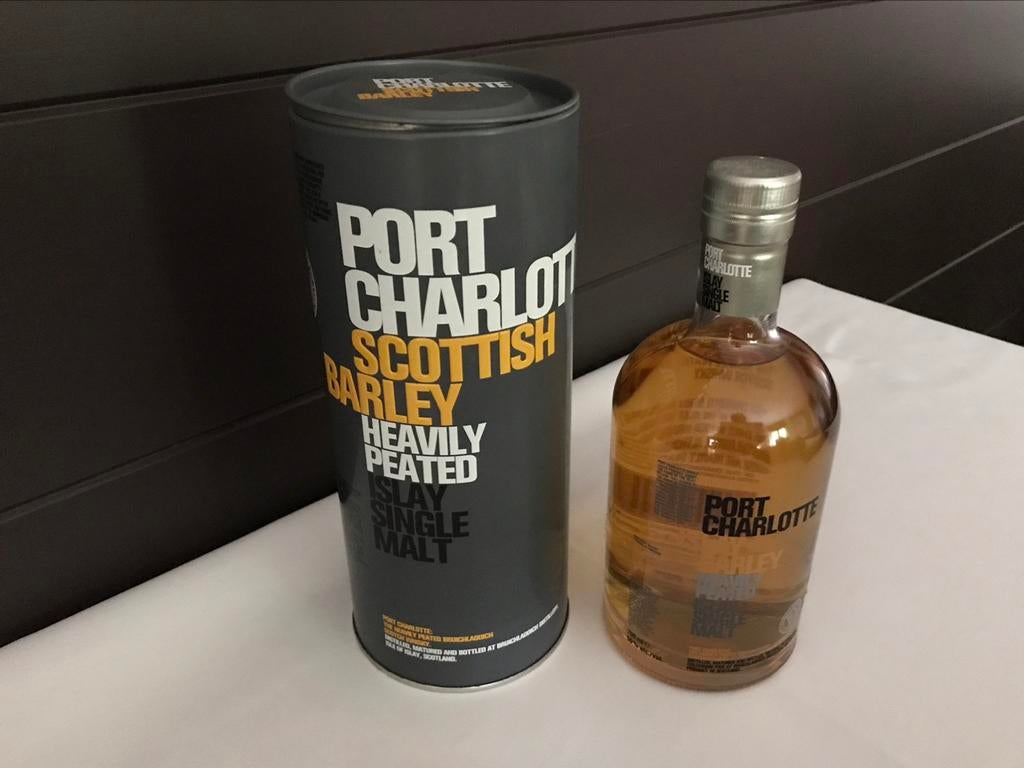 Bruichladdich Port Charlotte Scottish Barley Heavily Peated, Ophalen of Verzenden, Zo goed als nieuw