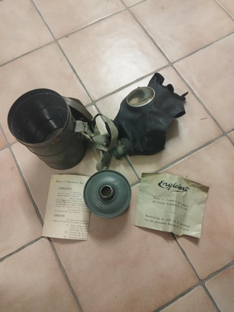 Masque a gaz englebert, Enlèvement ou Envoi