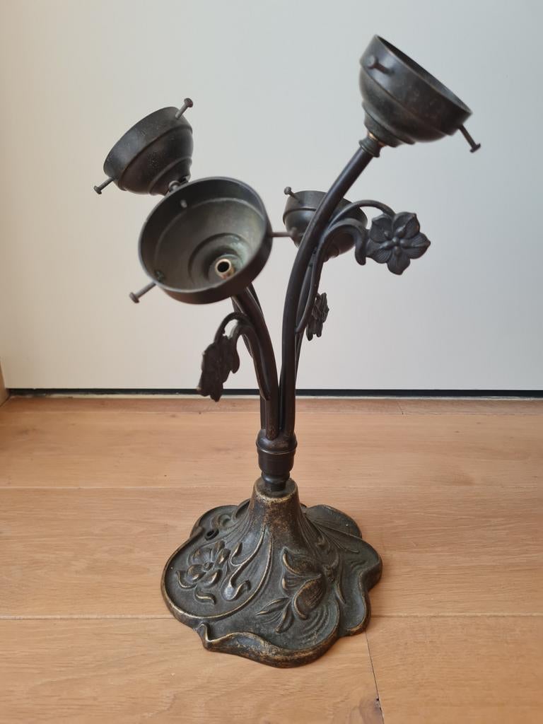 Basis voor tafellamp met 4 armen, Antiek en Kunst, Ophalen