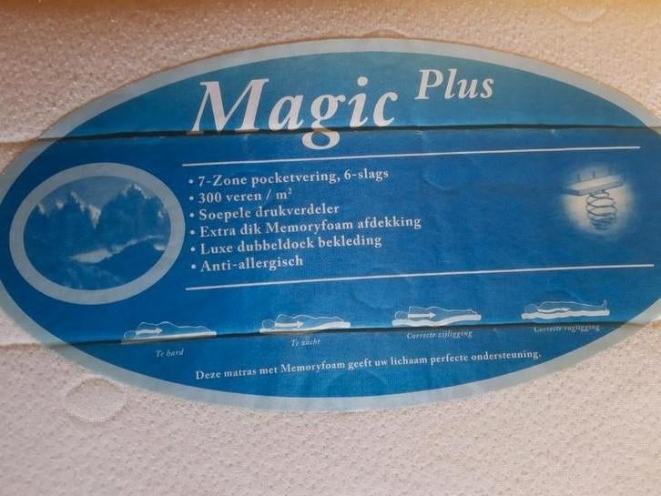 80 cm , 7 zone pocketvering,  20 cm dikte., Ophalen, Zo goed als nieuw