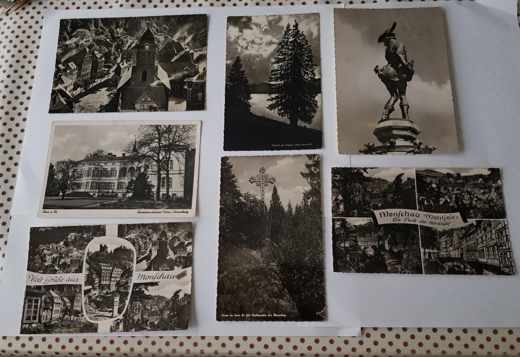 Een set van 7 oude ansichtkaarten uit Duitsland, Verzamelen, Ophalen of Verzenden, Gelopen, Duitsland