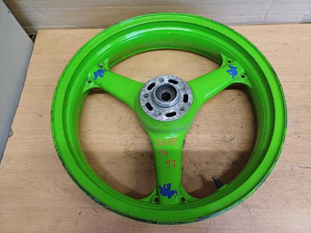 kawasaki zx6r model '94-'97 voorwiel velg groen, Ophalen of Verzenden, Gebruikt