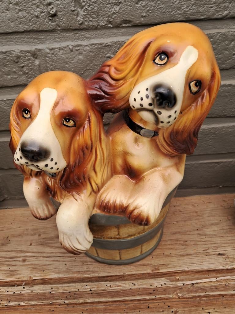Keramieken hondjes,cockers, Antiek en Kunst, Curiosa en Brocante, Ophalen of Verzenden