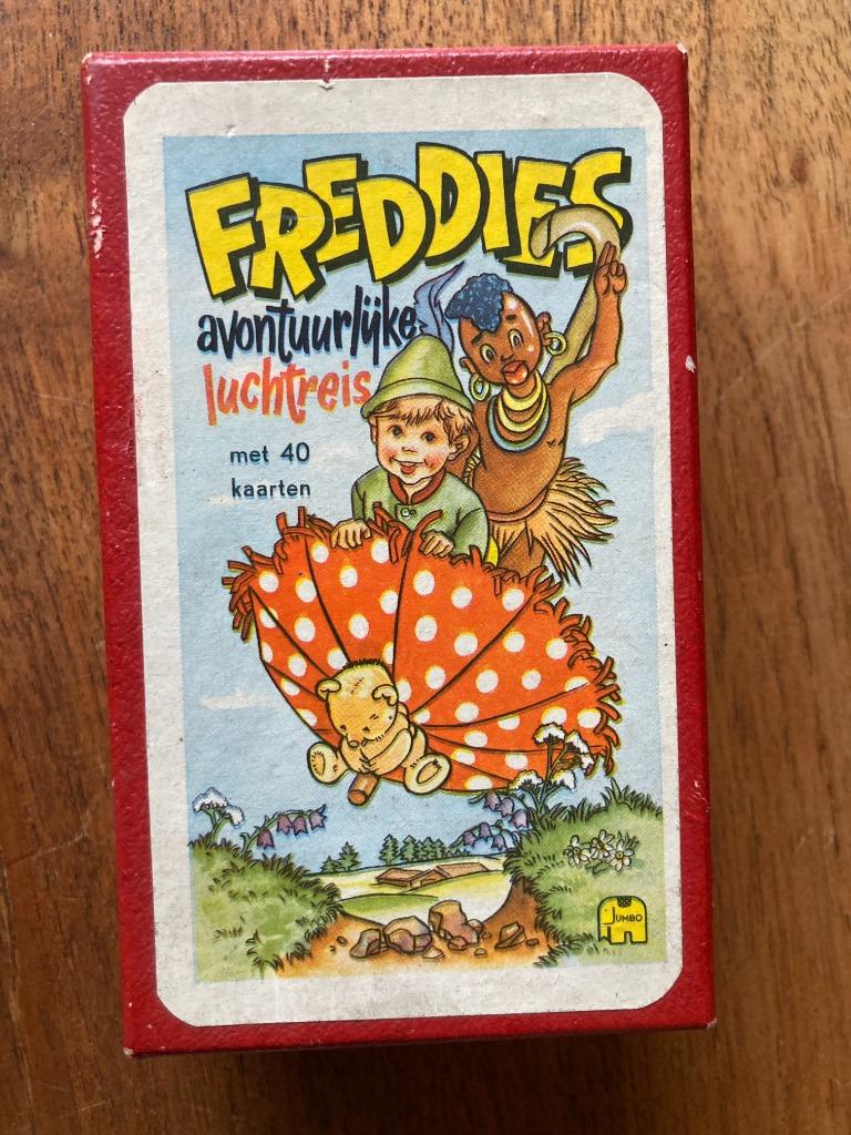 Freddies avontuurlijke luchtreis ouderwets kwartet kaartspel, Verzamelen, Ophalen of Verzenden, Zo goed als nieuw, Kwartet(ten)