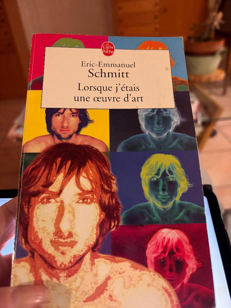 Lorsque j'étais une œuvre d'art (Eric-Emmanuel Schmitt), Livres, Enlèvement ou Envoi, Eric-Emmanuel Schmitt