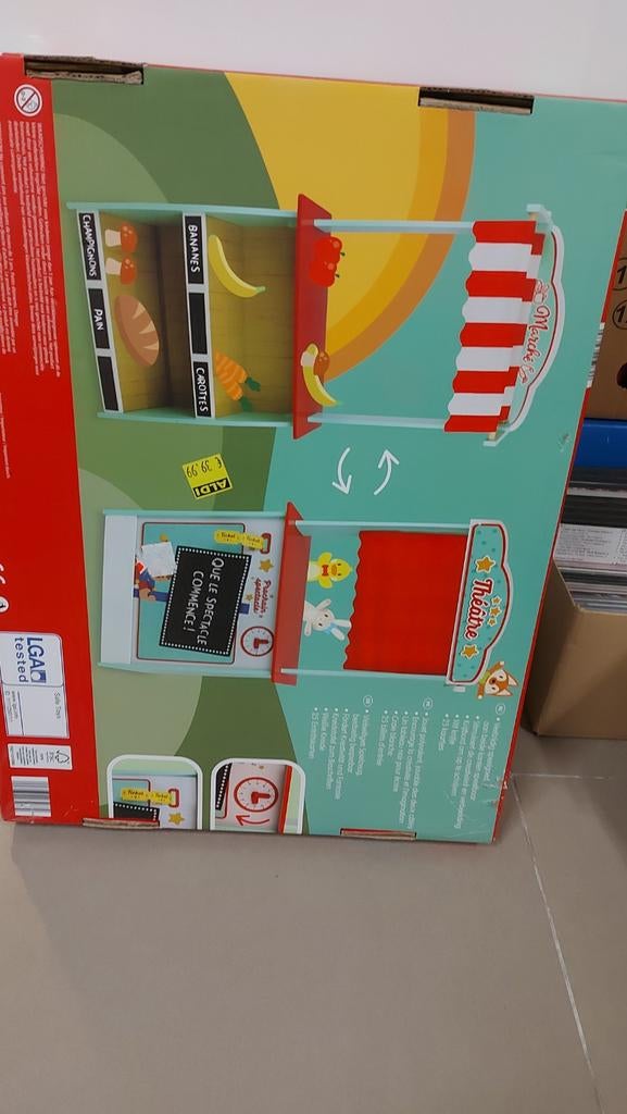 Poppenkast, Ophalen