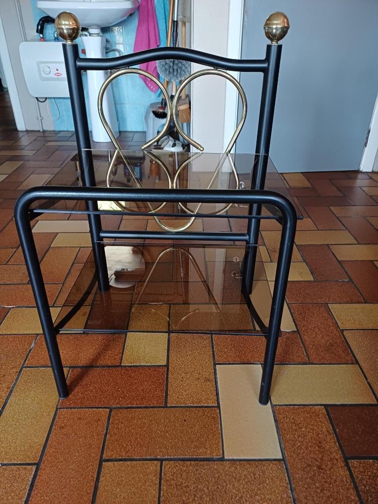 metalen nachttafeltjes, Ophalen, Gebruikt, Metaal of Aluminium, 45 tot 65 cm