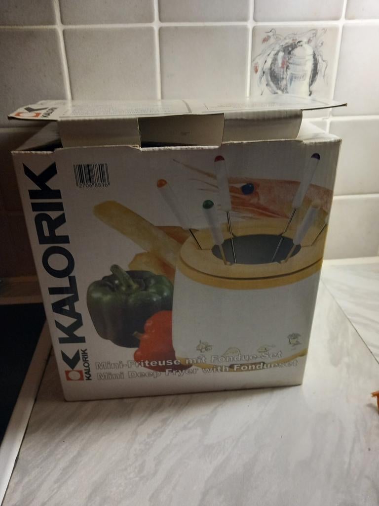 Kalorik friteuse/ fondue set, Ophalen of Verzenden, Gebruikt