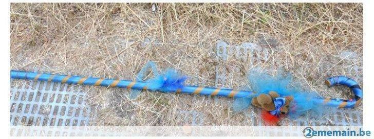 canne bleu accessoire capitaine folklore, Enlèvement ou Envoi, Porté