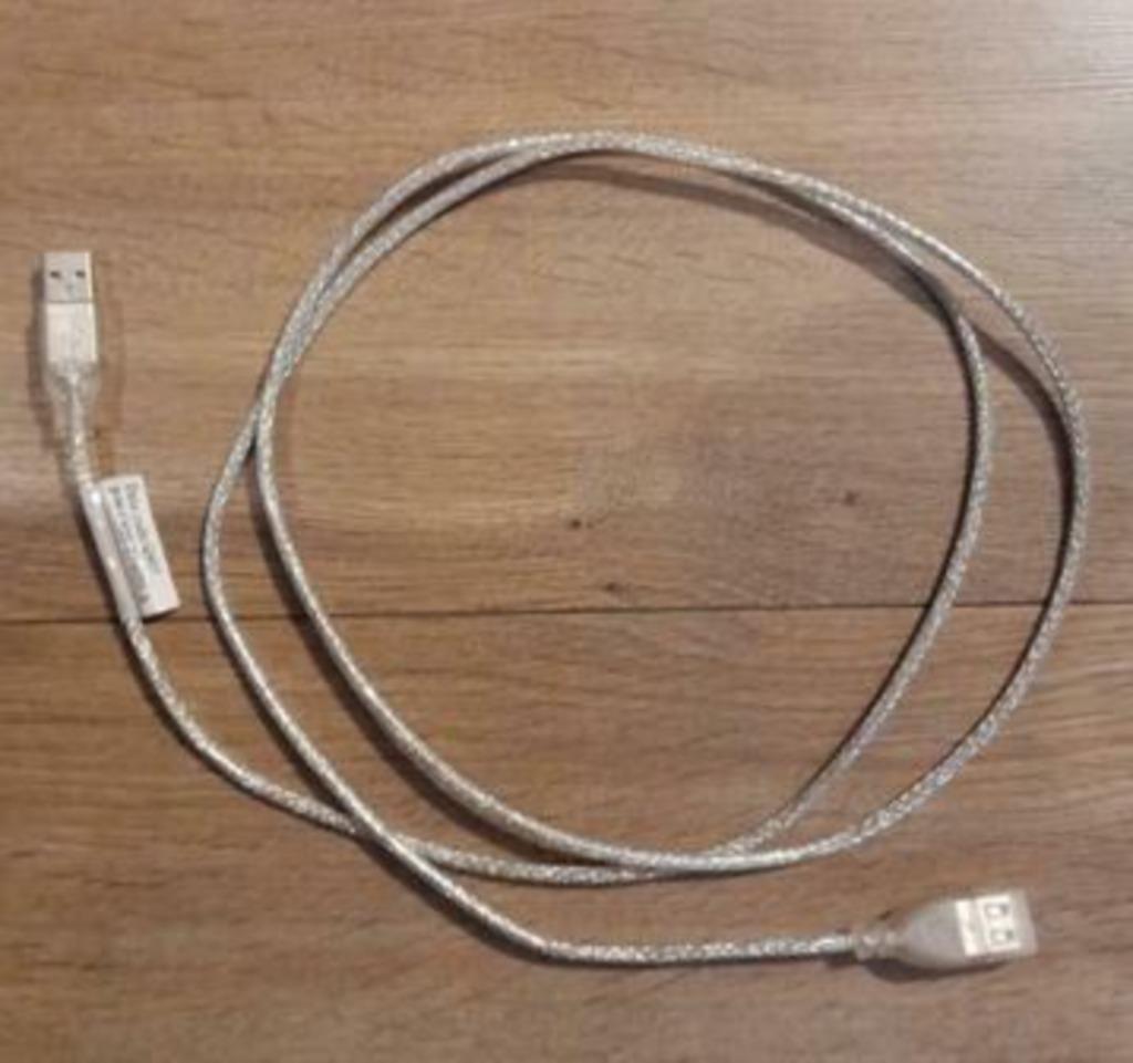Câble rallonge USB, depuis USB mâle vers USB femelle, L=1,5m, Enlèvement ou Envoi, Comme neuf