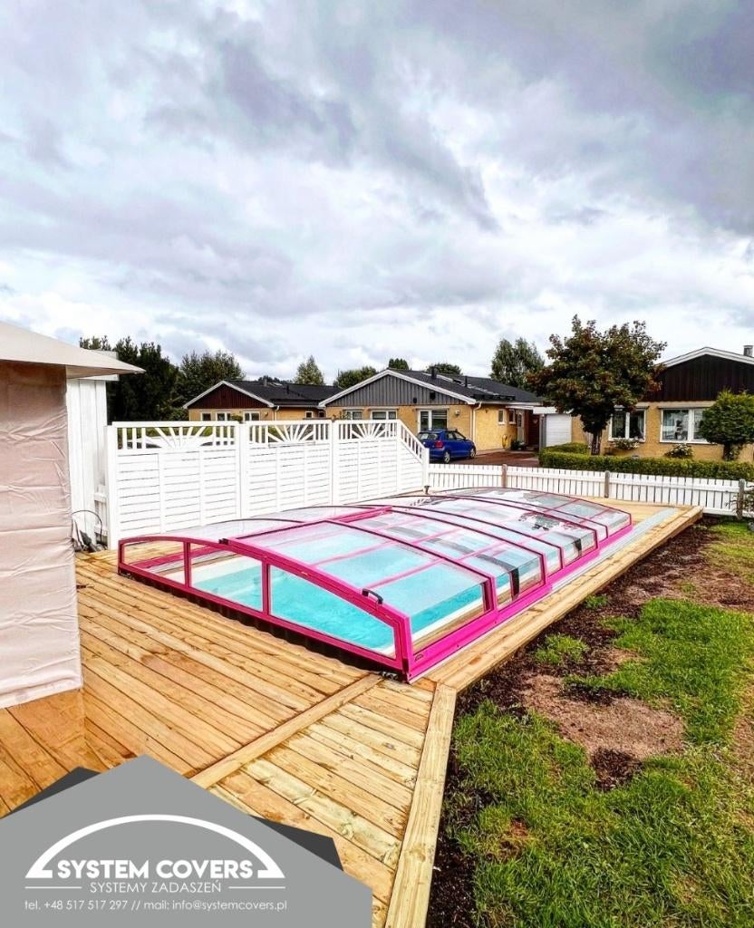 Zwembadoverdekking / pool cover 3,4x6,4x0,6m, Tuin en Terras, Ophalen of Verzenden, Nieuw, Overige typen