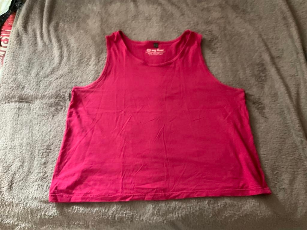 Fuchsia topje, merk bonprix,maat 48/50, Sans manches, Bonprix, Taille 46/48 (XL) ou plus grande, Enlèvement ou Envoi