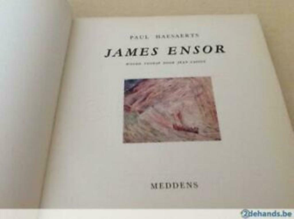 JAMES   ENSOR      PAUL  HAESAERTS   1958, Ophalen of Verzenden, Gelezen