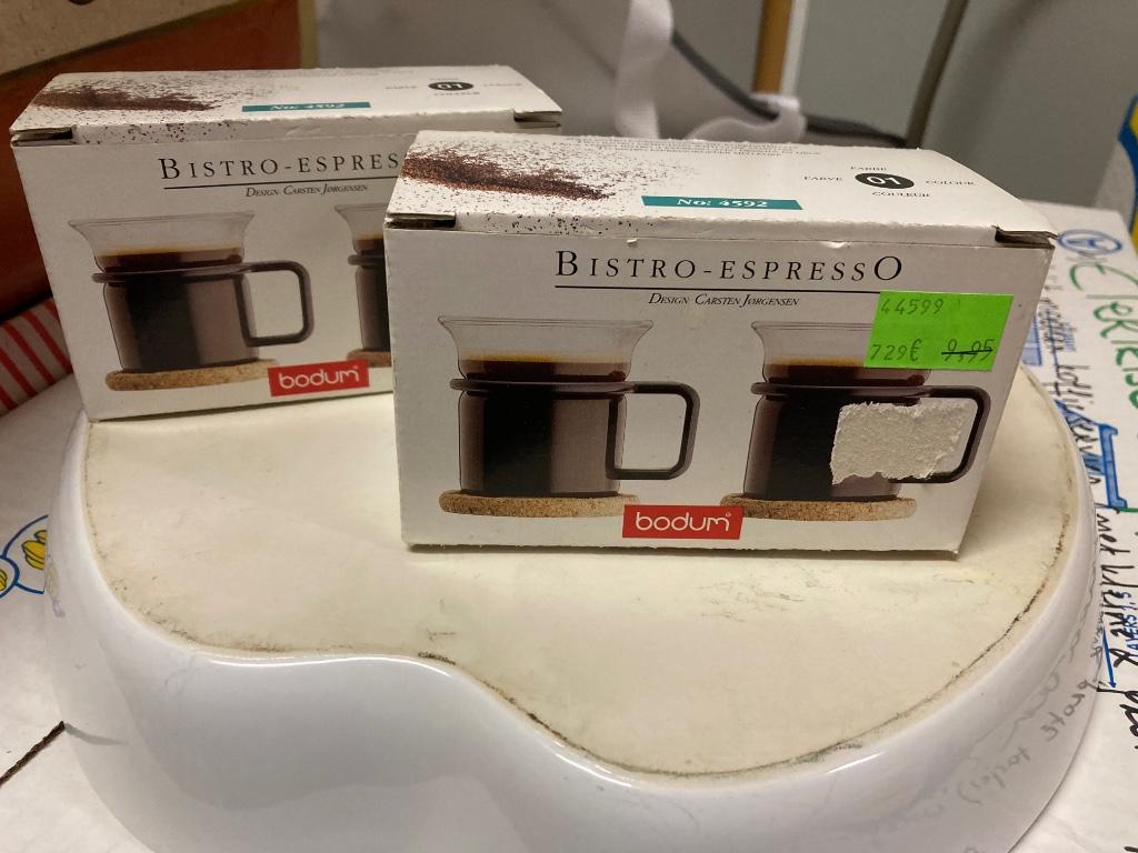 Espresso tasjes BODUM (nieuw!), Ophalen of Verzenden, Nieuw