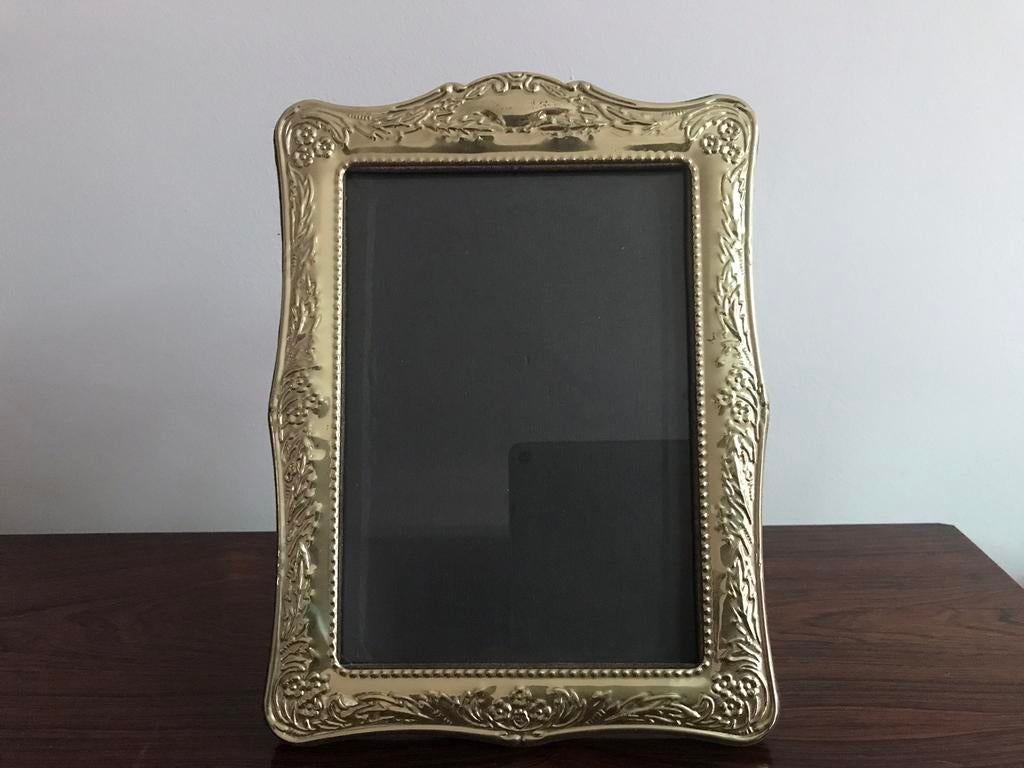 Lijst kader goudkleurig “ barok “ met glas, Ophalen of Verzenden, Zo goed als nieuw