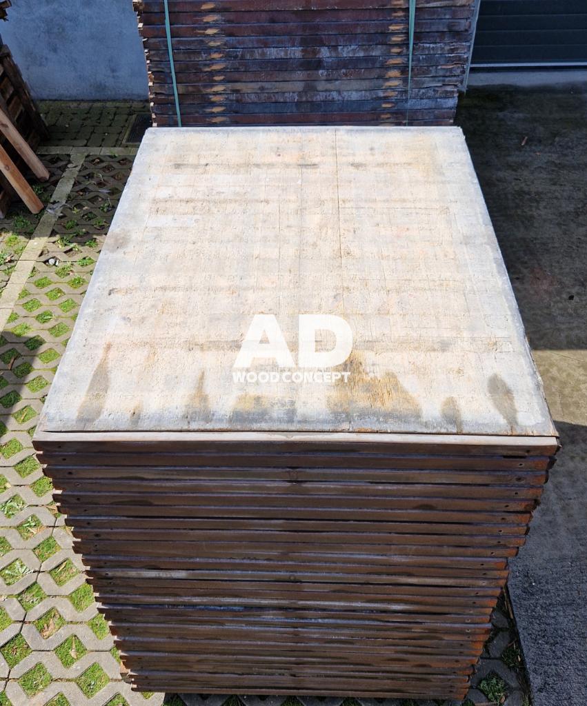 Bekistingspaneel van larikshout, Ophalen of Verzenden, Zo goed als nieuw, Hout, 100 mm of meer