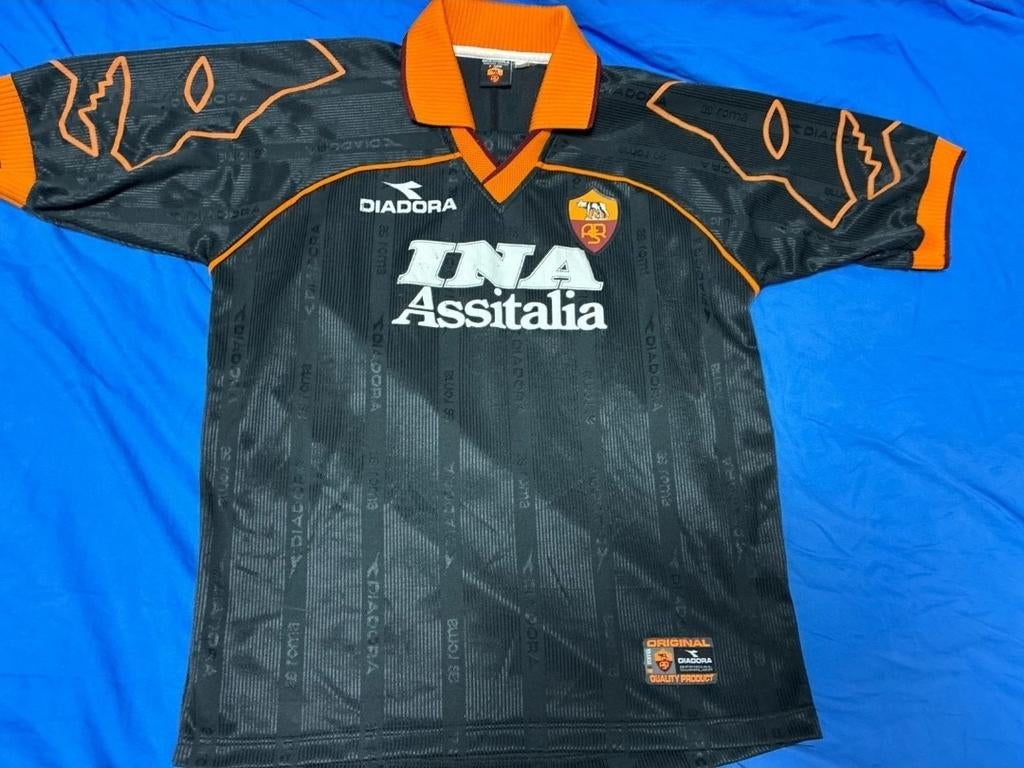 AS Roma Totti Uitshirt Champions League Origineel 1999, Envoi