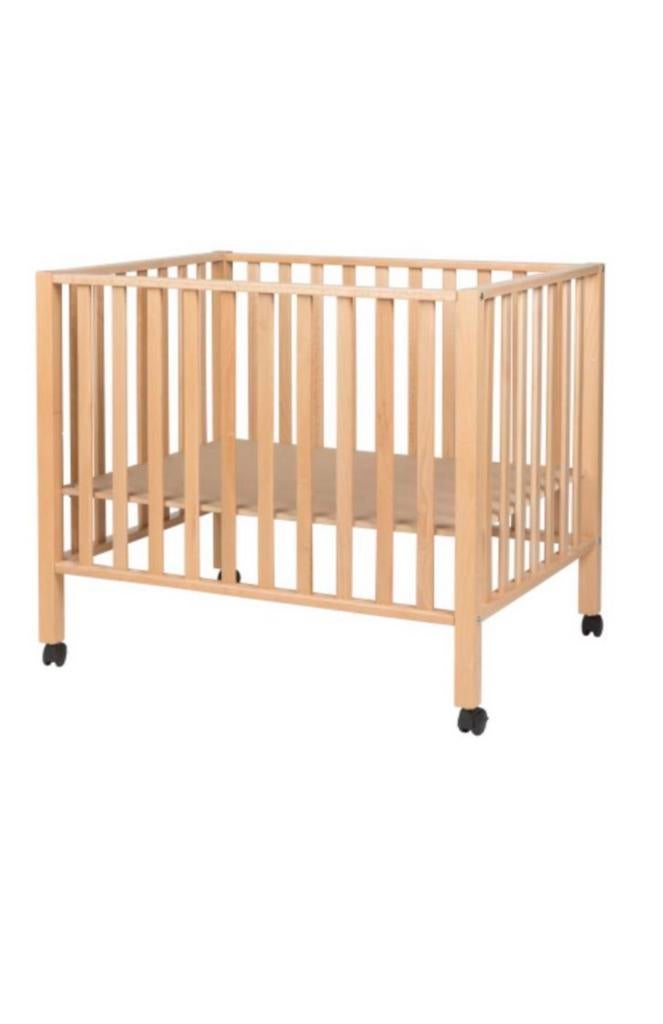 Kinderbox /-park hout, Ophalen, Zo goed als nieuw, Vierkant, In hoogte verstelbaar