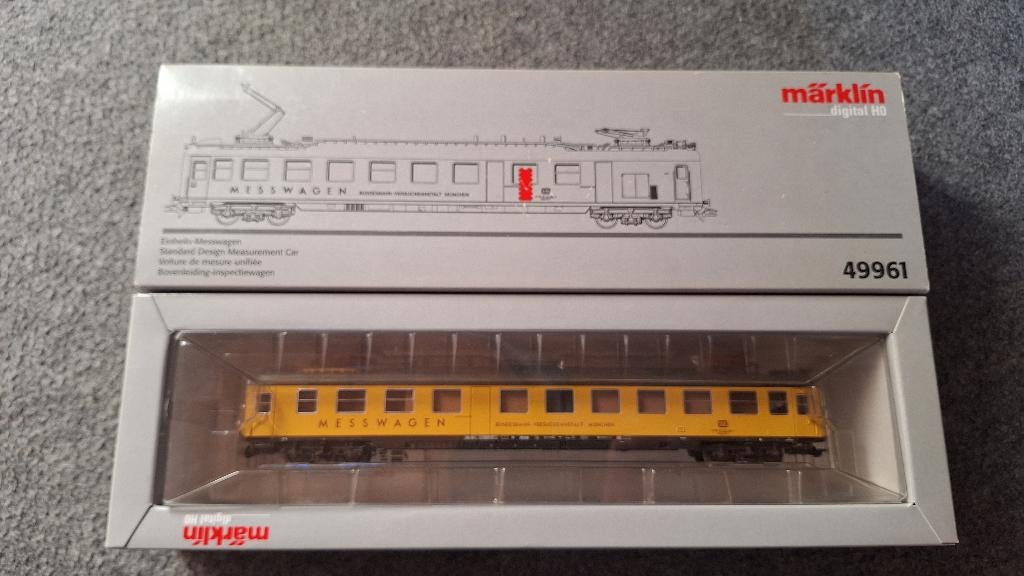 NIEUWE marklin 49961 bovenleiding inspectiewagen met digital, Hobby & Loisirs créatifs, Trains miniatures | HO, Neuf, Wagon, Märklin