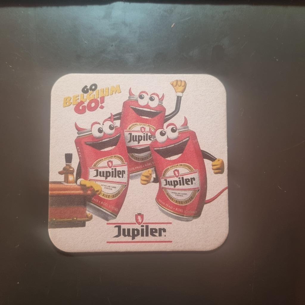 Sous Bock Jupiler (modèle 28), Verzamelen, Ophalen of Verzenden, Gebruikt, Viltje(s), Jupiler
