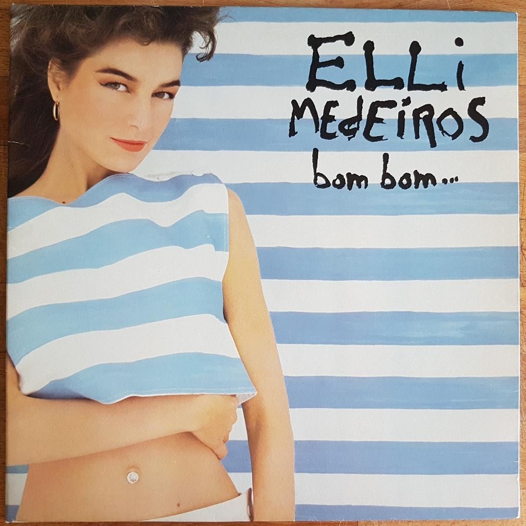 LP Elli Medeiros - Bom Bom… - 1987, Cd's en Dvd's, Vinyl | Pop, Zo goed als nieuw, 12 inch, Ophalen of Verzenden