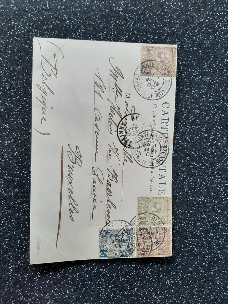 Lot de cartes postales de Monaco 1900, Collections, Enlèvement ou Envoi